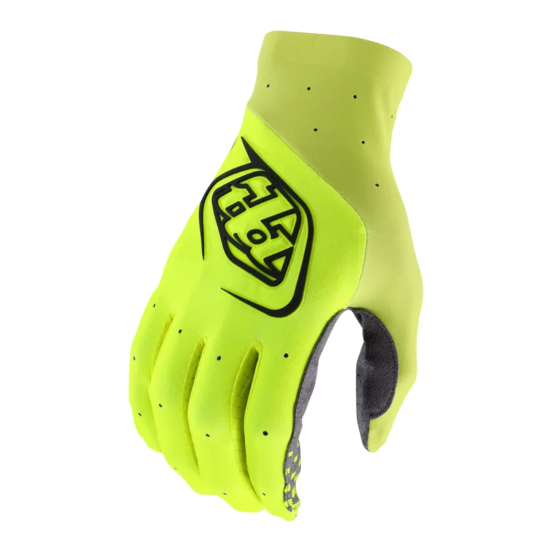Troy Lee Designs SE Ultra Solid Gloves in Flo Yellow